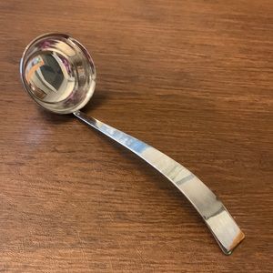 Vintage silver plate ladle